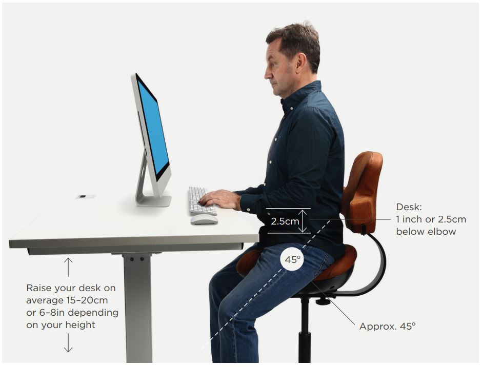 saddle ergonomic chair